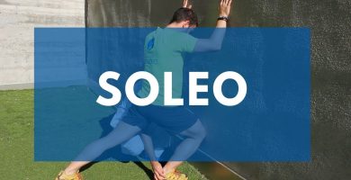 como estirar el soleo